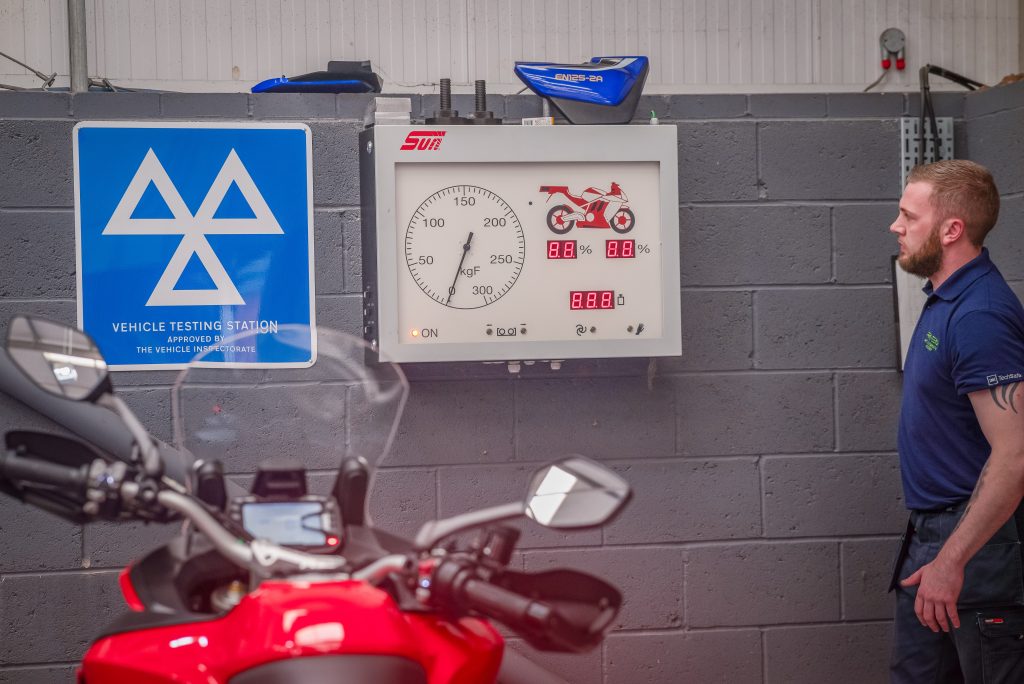 MOT Tester at an authorised Vehicle Testing Station